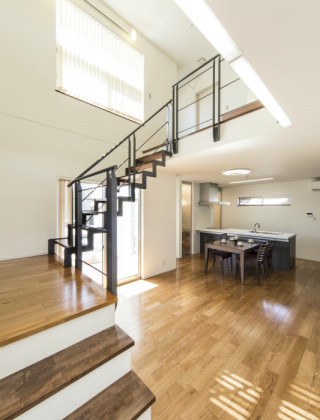 スタディコーナーのある家